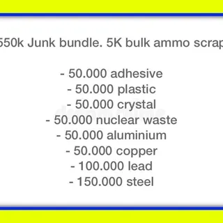 Junk | 550k junk bundle