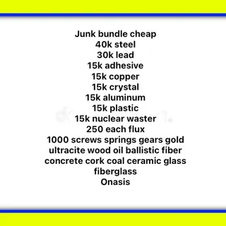 Junk bundle cheap 