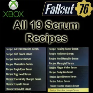 Plan | all 19 serum plan