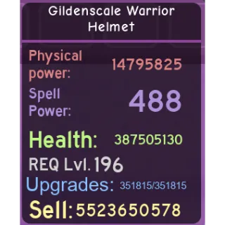 Gildenscale Warrior Helmet