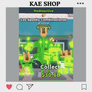 Radioactive Los Spooky Combinasionas [ 210M/S ] - Steal a Brainrot