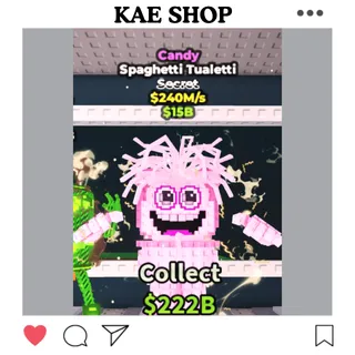 Candy Spaghetti Tualetti - Steal a Brainrot