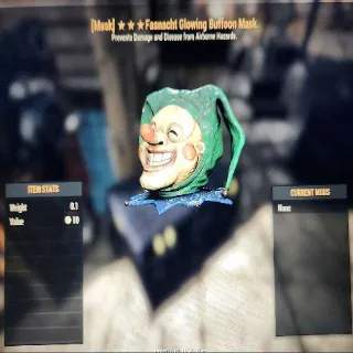 Glowing Buffoon Mask