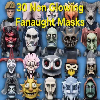 30x Non Glowing Masks