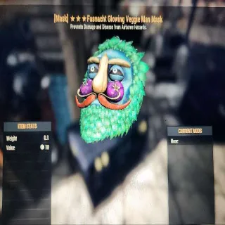 Glowing Veggieman Mask