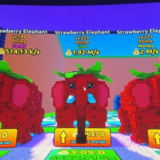 3x straberry elephant