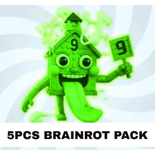 5pcs radioactive esok sekolah pack