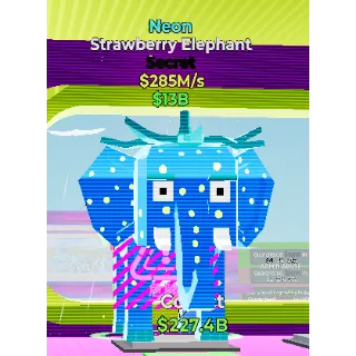 STEAL THE BRAINROT - NEON STRAWBERRY ELEPHANT