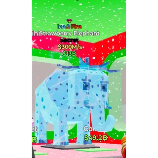 Steal The Brainrot - Ice & Fire Strawberry Elephant