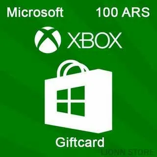 $100 ARS Xbox Gift Card Argentina Store - Xbox Gift Card Gift Cards ...