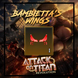BAMBIETTA WINGS AOTR - Attack on Titan Revolution