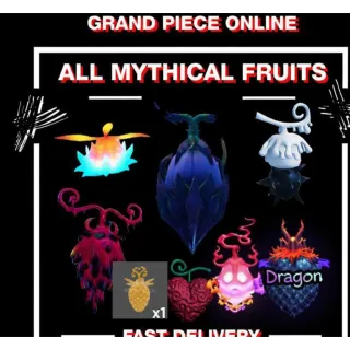 ALL MYTHIC FRUITS | GPO | DRAGON SOUL TORI VENOM BHUDDA OPE PTERO MOCHI