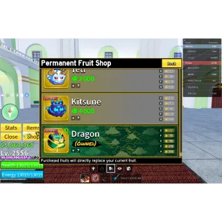 PERM DRAGON V4 SHARK 6M+ GH-BLOX FRUIT ACCOUNT