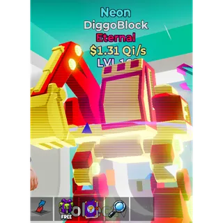 Neon Diggoblock
