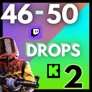 6 in 1 | Round 2 + 46 + 47 + 48 + 49 + 50 | 30 + Skins | Rust Kick Twitch Drops