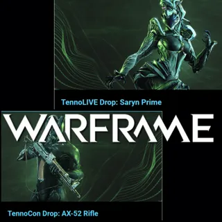 Warframe AX-52 Rifle + Saryn Prime Twitch Drops
