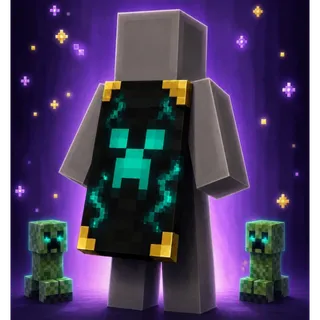 Minecraft Corrupted Creeper Cape