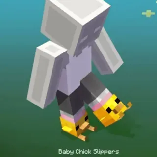 Minecraft Baby Chick Slippers