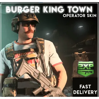 MW3 BURGER KING Town Operator SKIN [𝐀𝐔𝐓𝐎 𝐃𝐄𝐋𝐈𝐕𝐄𝐑𝐘]