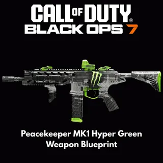 Peacekeeper MK1 Hyper Green Skin Black Ops 7