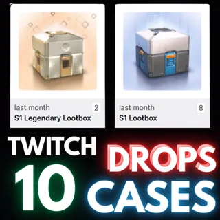 OVERWATCH 2 10 Cases OWCS Lootbox