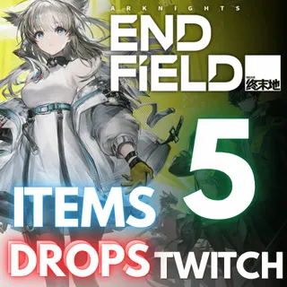 Arknights Endfield 5 Items Skins Twitch Drops Oroberyl T-Creds I-Combat Record Arms INSP Set E-Cognitive Carrier