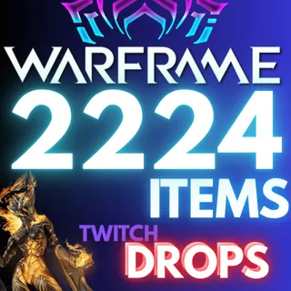 Warframe 2224 ITEMS Styanax + Gara + Saryn + Gotva + 36 Formas + 8 Shards + 10k Kuva + MORE Twitch Drops