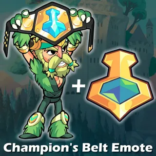 Champion's Belt Emote - Brawlhalla