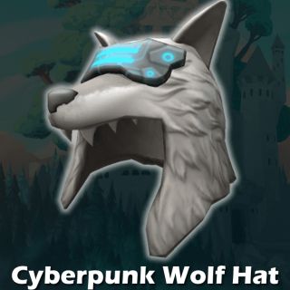 Cyberpunk Wolf Hat - Roblox