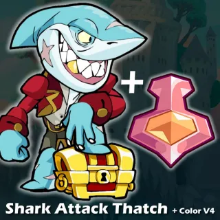 Brawlhalla Shark Attack Thatch + Esport Color V4