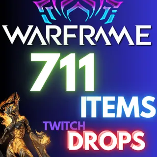 Warframe 711 ITEMS  Titania + Fan + Sugatra + 2.5kk credits Archon Forma + Valkyr + Vericres + MORE Twitch Drops