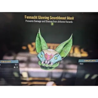 FASNACHT GLOWING SCORCHBEAST MASK