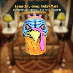 Glowing Turkey Mask