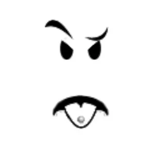 Silver Punk Face - Roblox Limited