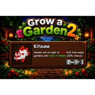 Kitsune Pet | Grow a Garden 2 | Cheapest