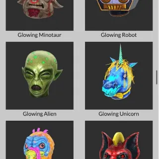 Glowing Mask Full Set 10