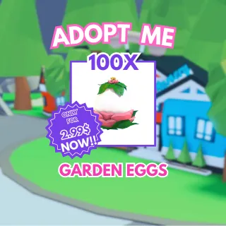 100x Garden Eggs