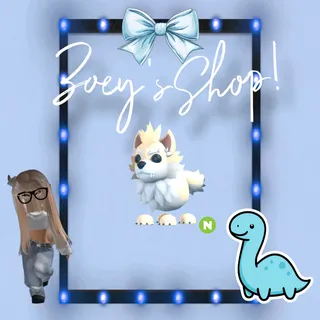 ADOPT ME NEON DIRE WOLF!