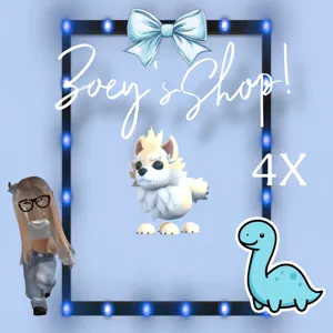 ADOPT ME DIRE WOLF 4X!
