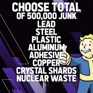 Choose Total Of 500k Junk