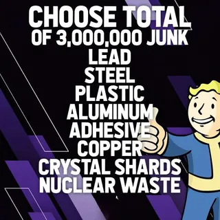 Choose Total Of 3 Million Junk