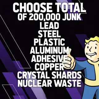 Choose Total Of 200k Junk
