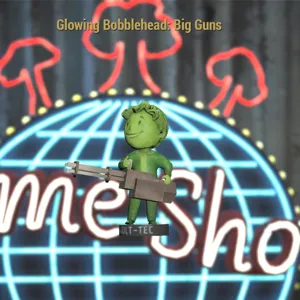 Glowing Big Gun Bobble