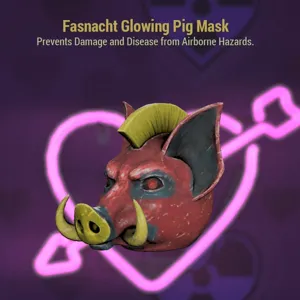 Glowing Pig Mask
