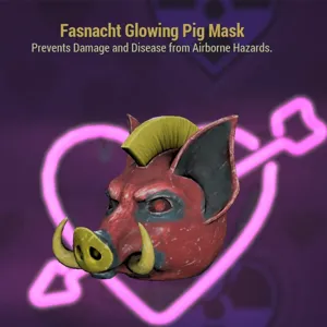 Glowing Pig Mask