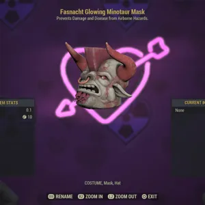 Glowing Minotaur Mask