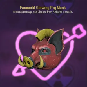 Glowing Pig Mask