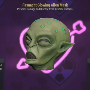 Glowing Alien Mask