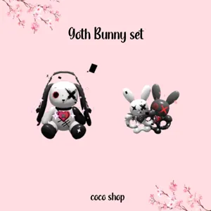 Goth Bunny Set