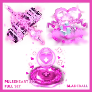 Pulseheart Set FULL SET (𝗟𝗜𝗠𝗜𝗧𝗘𝗗) - 𝗕𝗟𝗔𝗗𝗘𝗕𝗔𝗟𝗟